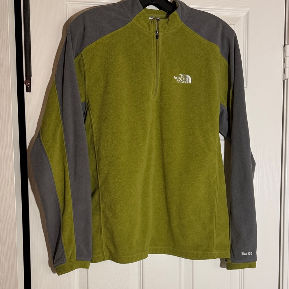The North Face Men's Olive and Charcoal Performance Jacket